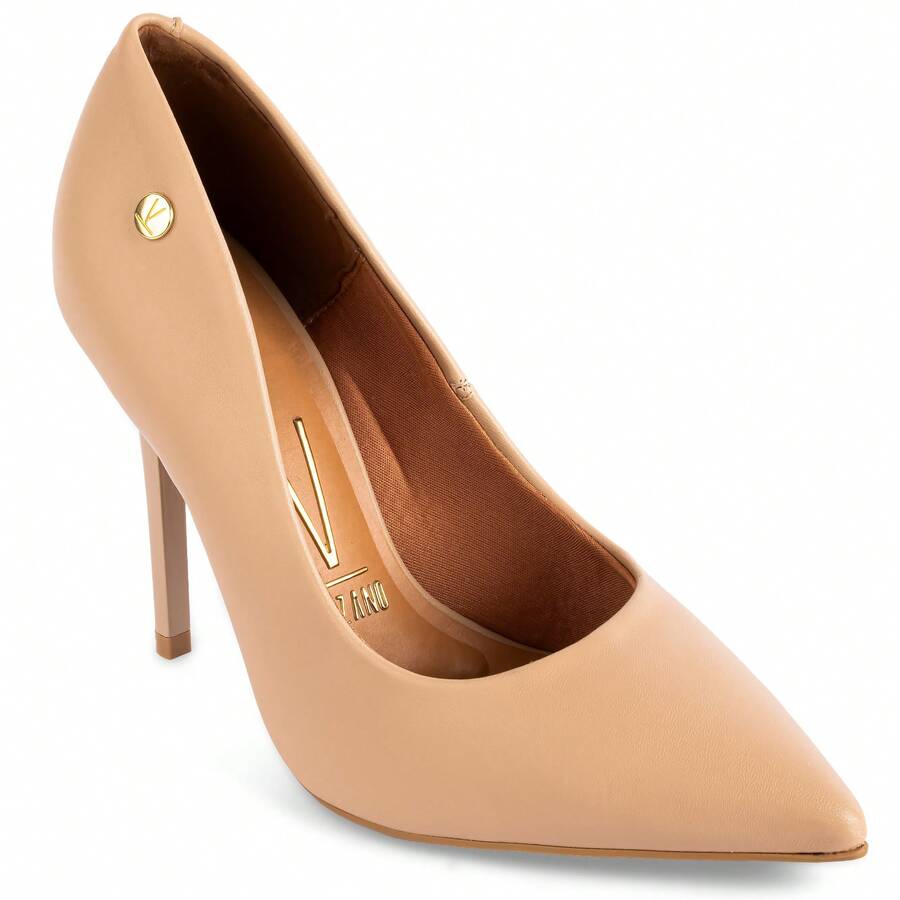 Vizzano Elegant Pointed Toe High Heel Pump 1421-100 - 米色 - 查看 1