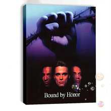 1pc Boundbyhonor Movie Poster Canvas Print - 11.8x15.7 Inches, Vibrant Colors, Durable Mural, Suitable For Bedroom, Office, Living Room, Coffee Shop Decoration, Movie Theater Decoration. - 白色 - 查看 2