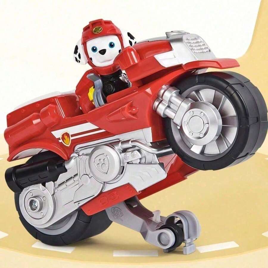 Spin Master Moto Pups豪华摩托车玩具，带翘头功能和人偶 - 瑪莎二世 - 查看 1