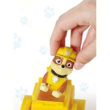 Spin Master Vehículos de rescate de Paw Patrol - Set de 10 personajes + camión - Caja de regalo para niños de 3+ años, con licencia oficial - Bulldozer + escombros - Ver 10