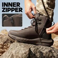 Men Wide Fit Boots - Coffee Brown - View 7