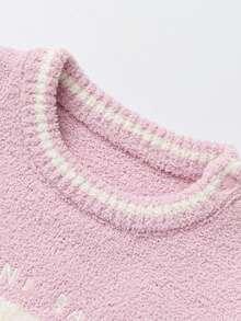 mini bala Newborn One-Piece Jumpsuit, Soft Cozy Warm Cute Design For Fall Winter - Rubber Powder - View 6