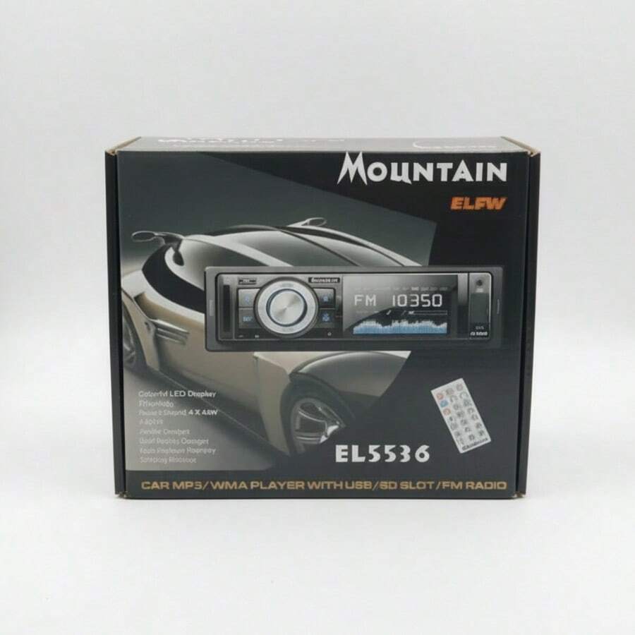 Autoestéreo MP3 Mountain EL5536 con Radio FM, USB, SD y Control Remoto - A - Ver 1