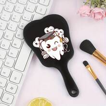8.5*16cm New Cute Tooth Shaped Handheld Makeup Mirror, Small Size High Definition Mirror For Dental Clinic, Convenient Handle And Flat Surface,Makeup,Cheap,Room Decor,Vanity,Travel,Bedroom,Makeup Accessories,Mirror,Vanity Mirror,Mini Mirror,Compact Mirror,Mirror Small,Hand Mirror,Cheap,Stocking Stuffers,Makeup,Makeup Tools,Cheap Stuff,Gifts,Gifts For Women,Christmas Gifts,Giveaways,Travel,Cheap Stuff,Travel Essential - Multicolor - View 18