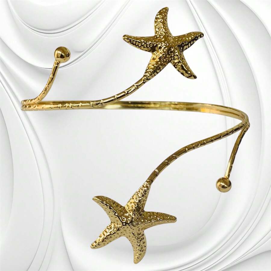 Gold Plated Forearm Bracelet - DORADO 02 - Ver 1