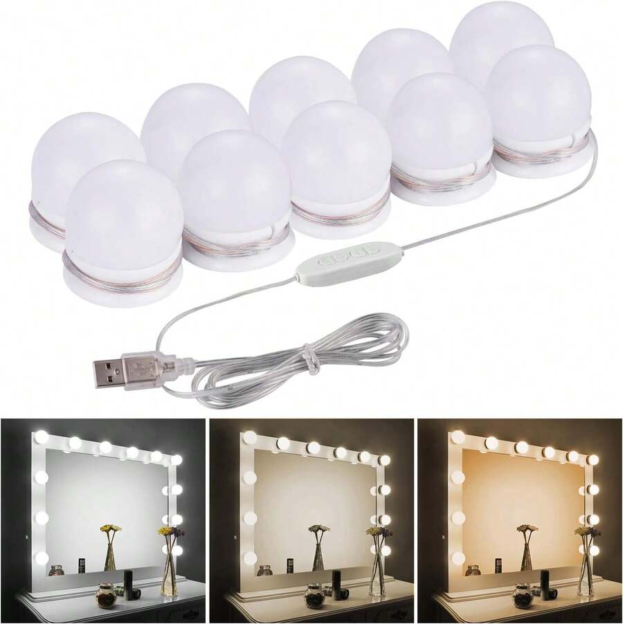 Mirrors - 10 LED Bulbs - View 1