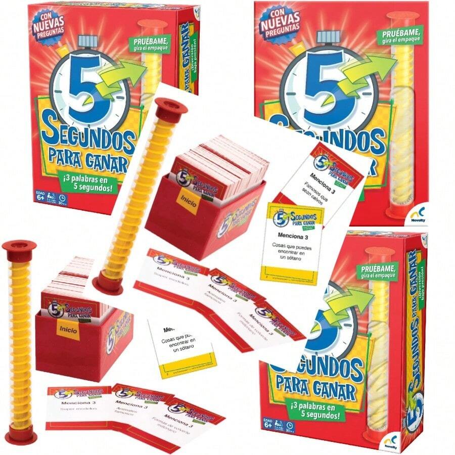 vbxNovelty Corp - Juego de Mesa 5 Segundos para Ganar Agilidad para Niños y Adultoszsdd - como en la foto - Ver 1