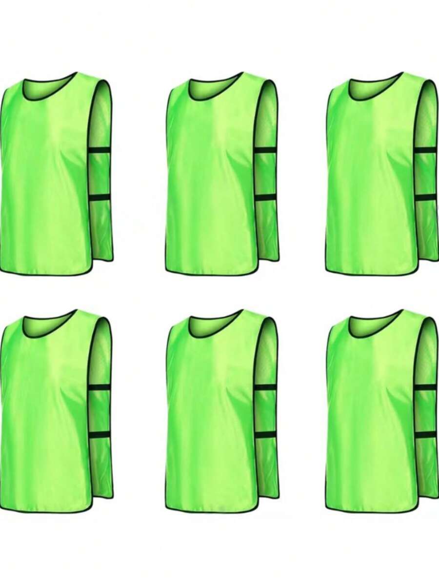 4件/套竞技训练服，运动训练服 - 团队竞技训练服，足球服，竞技训练背心，篮球，美式橄榄球，棒球队训练服 - 耐用、轻便、速干训练服，适合运动队和俱乐部团队建设及推广活动，篮球/美式橄榄球训练号码服 - 彩色 - 查看 1