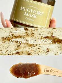 I'm From 这款面膜由天然草本植物和艾蒿茶树油制成，具有清洁、清凉和快速舒缓痤疮的功效，适合敏感肌肤。 - 艾草面膜 - 查看 6