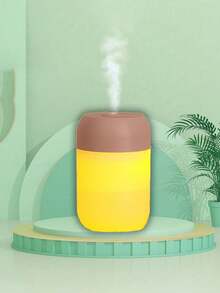 New Portable Humidifier With Night Light, USB/Electric Powered, Large Capacity, Quiet, Mini Air Purifier, Gift - Multicolor - View 4