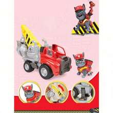 Spin Master Rubble & Crew, Spielzeug-Lastwagen mit Actionfigur und beweglichen Konstruktionsspielzeugen, Kinderspielzeug für Kinder ab 3 Jahren