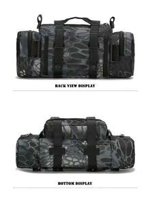 户外工具包、钓鱼包、露营腰包、大容量钓鱼装备收纳包、露营、骑行多功能单肩斜挎钓鱼包