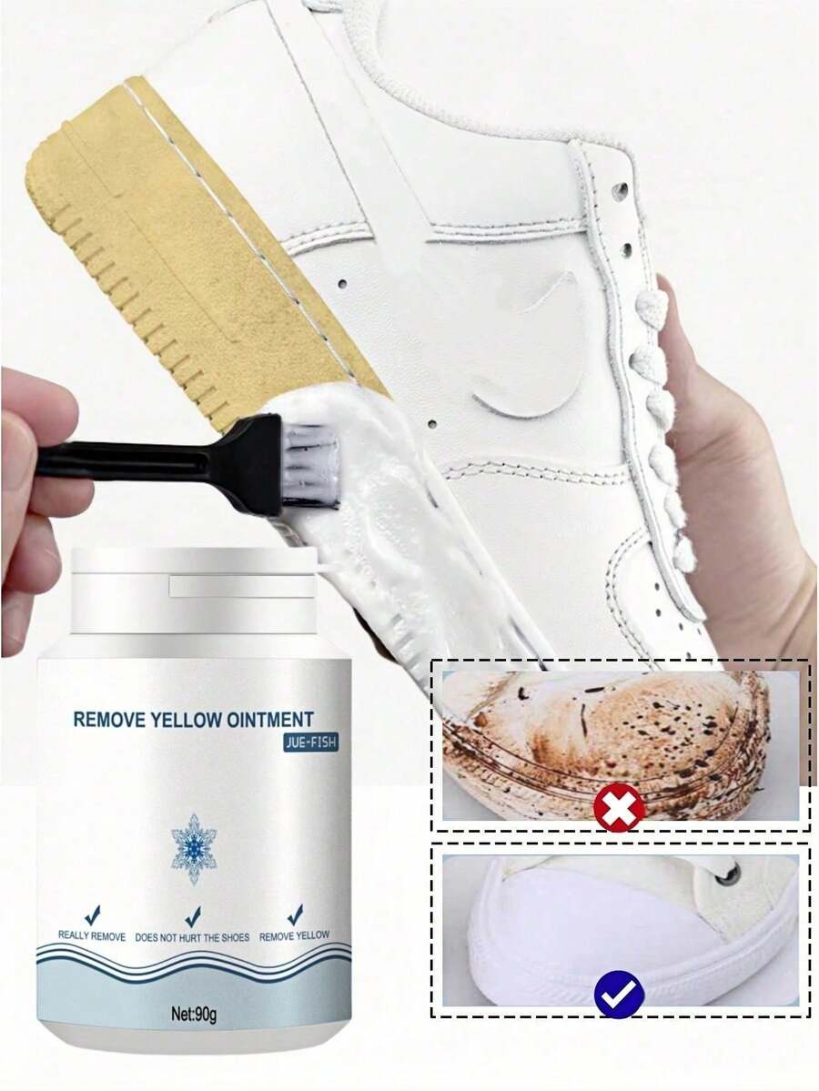 便携式免水洗鞋器，有效去除顽固污渍，防止水洗变形。省时省力。集增白、去污、鞋边抛光于一体。便捷的增白方案。（新旧版本随机发货）