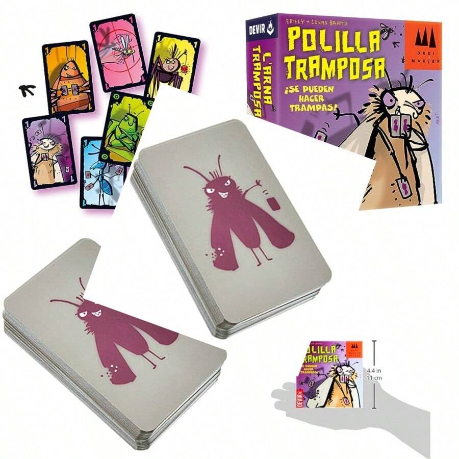vbxDevir Juego de Mesa Bichos Polilla Tramposazsdd - como en la foto - Ver 1