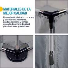 SHIMY Corral para Bebé Portátil para Interiores y Exteriores con Bolsa de Viaje, Corralito de Juegos y , Ideal para Actividades de Estimulación, Juegos de Aprendizaje, Pelotas y más - / - Ver 5