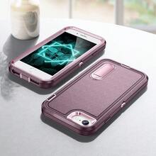 Funda para iPhone 6 Plus y 7 Plus y 8 Plus Capa Case - Soporte Incorporado con Dos Protectores de Pantalla - Rosa - Rosa - Ver 9