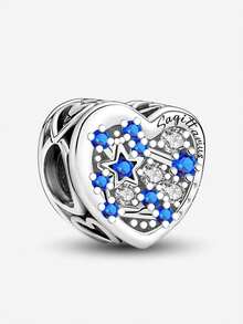 1pc Beads, Suitable For Women Bracelet, Bangle DIY Jewelry Making And Daily Outfit Matching, Suitable For Girls Wearing - Heart-shaped Constellation - View 17