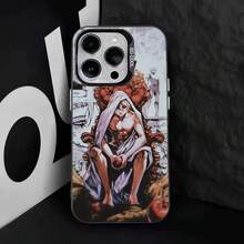 Custodia per telefono compatibile con R-Record Of Ragnarok, adatta per modelli 17, 16, 15, 14, 13, 12, 11, Pro, Max, Plus, E, Air, Mini, in TPU nero. Custodia compatibile con i modelli 17 Pro, 17 Pro Max, 17. - z2 - Visualizzare 10
