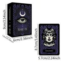 她是一款正念冥想自我肯定卡牌游戏，包含52张卡片，旨在帮助人们克服心理陷阱，适合朋友聚会、家庭聚会等场合，以增进彼此关系。 - 彩色 - 查看 7