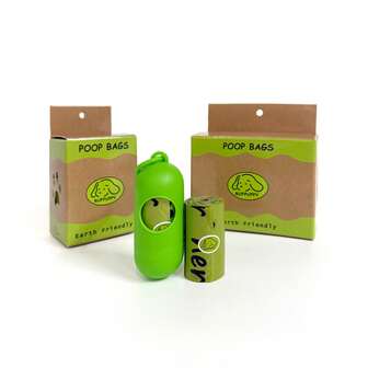 Pet Waste Pickup Capsule Set, Disposable Pickup Bags, Thick Odor-Proof Dog Waste Bags For Outdoor Use