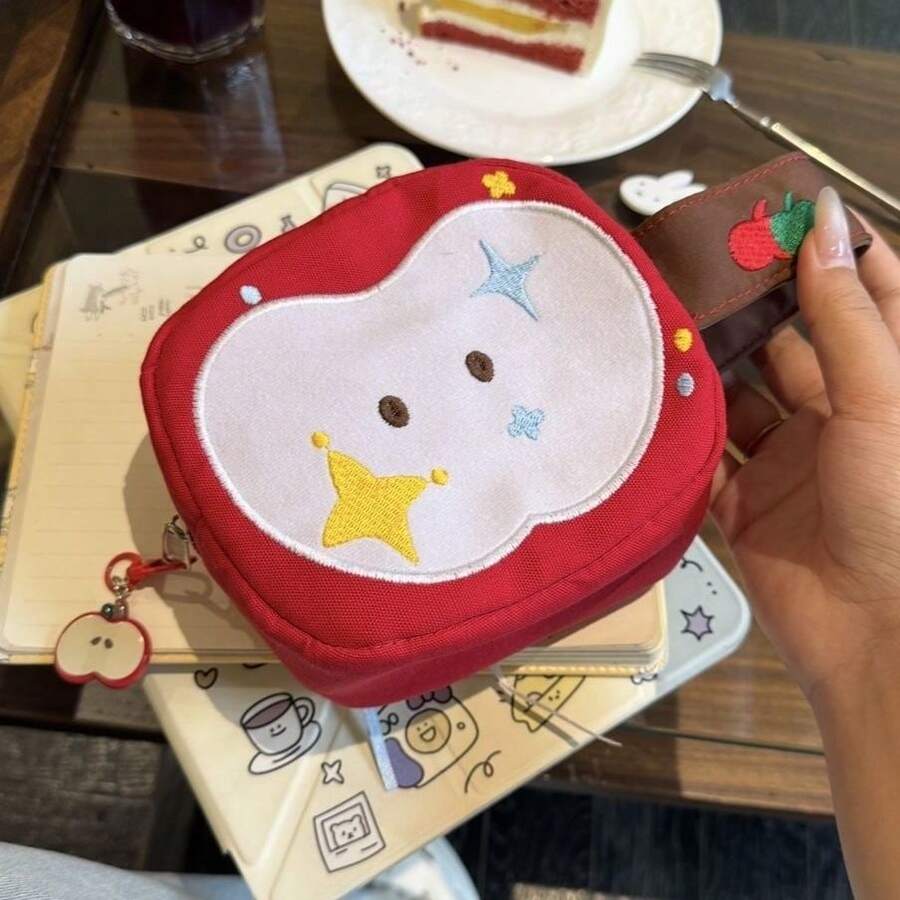 Plush Coin Purses - Apple  Camera Carrying Case [no Hanging Ornament] - View 1