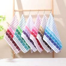 1/3/5/10 piezas Toallas de cocina suaves y absorbentes, con patrones florales y degradados, de 40*60cm, adecuadas para limpiar platos, superficies y uso doméstico diario, paños de cocina, trapos de platos, toallitas de limpieza, para la cocina y el comedor - Multicolor - Ver 8