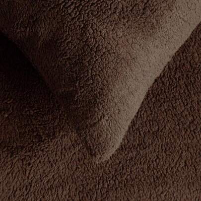 OHS 2/4 Pack Teddy Fleece Pillowcase Cover Bedding Set Thermal Wrinkle Resistant