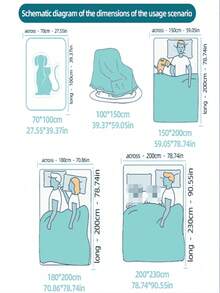 1 pieza Manta de felpa de estilo bohemio jacquard gruesa de piel sintética, suave y cálida, de doble uso como ropa de cama o chal, adecuada para sala de estar, dormitorio, dormitorio, oficina, automóvil, viaje, picnic, fiesta, todas las estaciones