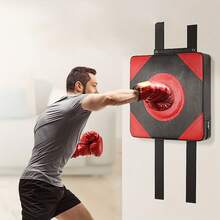1pc Silent Wall-Mounted Punching Bag - High-Strength PU Leather, Noise-Reducing Design, Wall-Mounted Punching Target, Suitable For Home Gym, Apartment, Indoor Boxing Training, Boxing Sparring Training Equipment, Suitable For Boxing, Mixed Martial Arts, Martial Arts, Karate - Durable - Boxing Accessories - Home Fitness Equipment - High-Intensity Training Equipment - Home Boxing Bag - Silent Fitness Equipment - Fitness Set, Essential For Boxing Enthusiasts - Multicolor - View 4