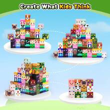 Magnetic Building Blocks, Animal Theme - STEM Educational Toy, Family Interactive Game, Learning Puzzle Toy, Suitable For Boys And Girls - Multicolor - View 5