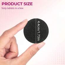 60Pcs/Box Replacement Roller Sheet For Foot Care Tool, Head Electronic Pedicure Foot File Hard Skin Remover Refills,Universal Extra Coarse Replacement Roller Refill Heads Electronic Perfect Foot File Electric Callus Remover Accessories For Pedicure, Sanding Sheets For Foot Care, Household Items For Men & Women - Foot Grinding Pads - View 9