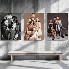 1 Custom Photo Wall Art Personalized Home And Office Decor Suitable For Bedrooms, Living Rooms, Dining Rooms, Seasonal Displays, Family Portrait Art, Family Portraits In Anime/Game Style Prints Durable Canvas Material, With Options For Plain Canvas Or Framed Versions. Please Review Carefully Before Ordering (Please Upload Clear Photos; Blurry Images Will Affect Print Quality)