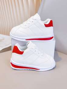 New Kids Sports Shoes, Running Shoes, Casual Shoes, Tennis Shoes, Baby Shoes, Soft Bottom Toddler Shoes, Lightweight & Comfortable - Red - View 6