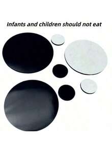 100/50/20/10/5pcs Set Round Magnetic Stickers, Suitable For Fridge Magnets DIY, Adhesive Rubber Magnetic Dots, Strong Self-Adhesive Magnetic Discs - Multicolor - View 8