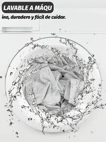 Pantalones casuales holgados de pierna recta para mujer, de color liso y con cinturilla elástica, ideales para cualquier temporada y para deportes, ocio y yoga - Gris - Ver 6