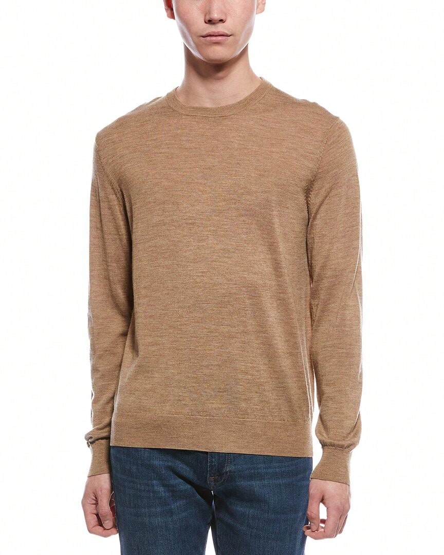 Bruno Magli Merino Wool Crewneck Sweater - Multicolor - View 1