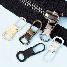 4/8/10pcs Metal Detachable Zipper Pulls Replacement Zipper Heads, Universal Zipper Sliders For Bag, Clothing Repair - Multicolor - View 13