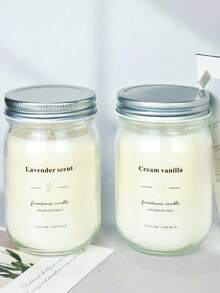 1 pieza Frasco grande de vela, Vela perfumada, Vela decorativa, Vela de cera de soja, Regalo para la mejor amiga, Regalo para ella, Regalo de invierno, Vela para decoración del hogar, Accesorio de vela, Artículo de decoración - Multicolor - Ver 3