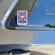 1张3英寸可移除户外防水乙烯基耐用创意礼品贴纸 - 艺术设计，色彩缤纷的抽象图案，时尚的心理健康意识贴纸，精美的笔记本电脑、平板电脑、手机壳装饰贴纸 - A - 查看 6