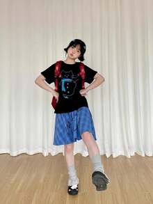 Women T-Shirts - Black - View 2