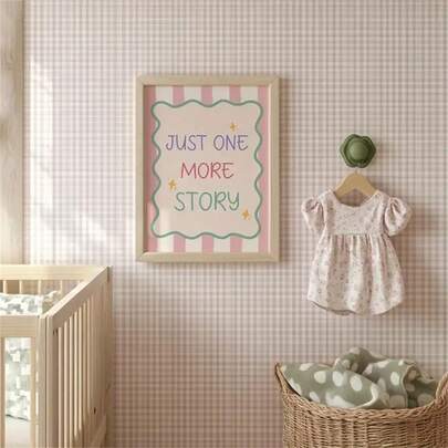1 Adet İsteğe Bağlı Çerçeveli Duvar Dekoru, "Sadece Bir Hikaye Daha" Sanat Posteri, Okuma Köşesi İçin Canlı Kanvas Tablo, Özgün ve Yaratıcı Duvar Estetiği Süslemesi, Oturma Odaları ve Yatak Odalarını Dekore Etmek İçin İdeal
