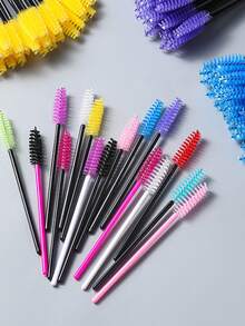 200/100pcs Black/Pink/Purple Eyelash Extension & Makeup Micro Brushes - Cleaning Swabs, Eyebrow Lash Extension Cleaning Swabs, Cleaning Sticks, Eyebrow Eyelash Lip Cleaning Swabs, Makeup Pad Swabs, 2.0mm Fine Brush Head, Eyelash Brush, Eyelash Extension, Fragrance-Free, No Power Required, Soft White Bristles, Makeup Tools & Accessories, Makeup Application | Fashionable Handle Design | Synthetic Bristles - Multicolor - View 9