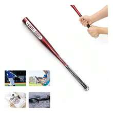 32-Inch Aluminum Alloy Baseball Bat, For Self-Defense, Outdoor Sports, And Fitness. - 紅色 - 查看 6