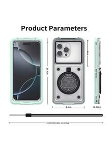 1pc Universal 5.9-6.9-Inch Diving Phone Case - Touch Screen With Stand, Underwater Photography Diving Case, Self-Checking Waterproof Phone Case, Shockproof And Drop Resistant - Suitable For All Smartphones - The Perfect Gift For Water Sports Enthusiasts - Multicolor - View 13