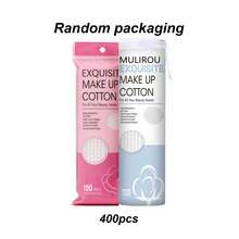 Organic Cotton Round Makeup Remover Pads, Hypoallergenic, Lint-Free, Facial Exfoliating Cleansing Pads