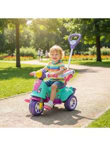 Children's Ride-On Or Pedal Tricycle Avespa Pink - Maral - 3173 - 查看 6