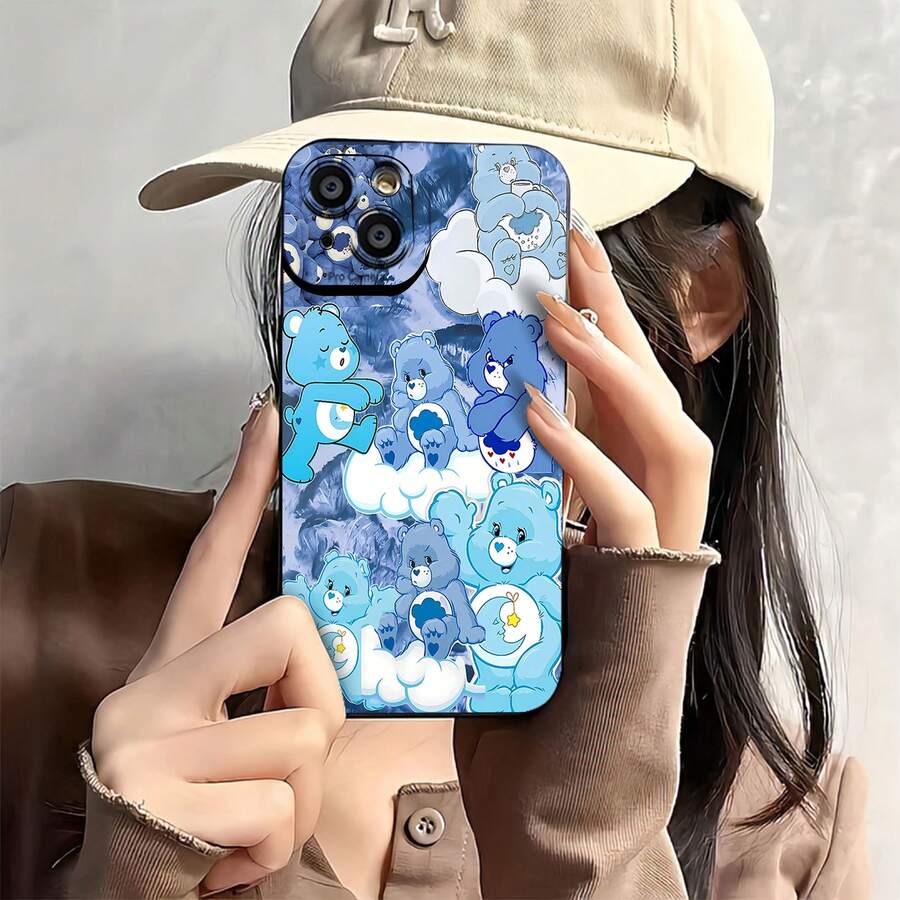 Estuche para teléfono con patrón de nubes de Compatible con estuches para teléfonos 17 16 Pro Max 15 Pro Max 13 y 12 Hecho de material de TPU que brinda protección contra golpes y caídas Es un gran regalo para cumpleaños de familiares y amigos o cualquier celebración que traiga alegría - Negro - Ver 1
