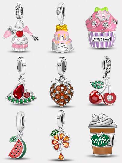 1 adet Şık Narenciye Boncuklu Kolye Ucu, Kadın Bileklik, Bilezik Yapımı ve Günlük Kıyafet Aksesuarı Dekorasyonu İçin Uygundur, Kız Çocukları İçin İdealdir