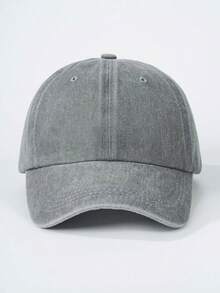 1 chiếc mũ lưỡi trai kiểu cổ điển unisex, đã qua xử lý giặt, nhiều màu sắc, phù hợp cho đi làm hàng ngày, hoạt động ngoài trời, cắm trại, xây dựng đội nhóm, tụ họp, v.v. - Nhiều màu - Xem 11