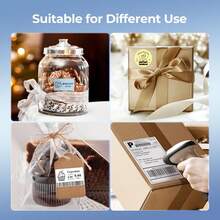 Marklife D100 Black 4x6 Portable Thermal Label Printer, A Compact And Easy-To-Use Barcode, Postal Logistics And Custom Label Printing Device - Compatible With Apple, Android And Windows Systems, Comes With 20 Sheets Of Paper. Valentine's Day Gift